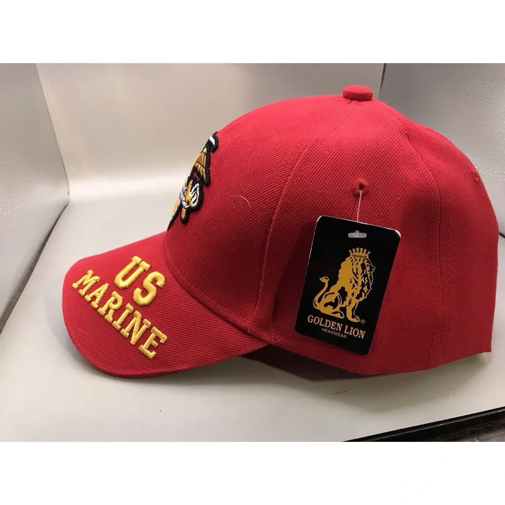 Red Marine Ball Cap 